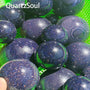 Blue Sunstone spheres for crystal wholesale with galaxy-like appearance
