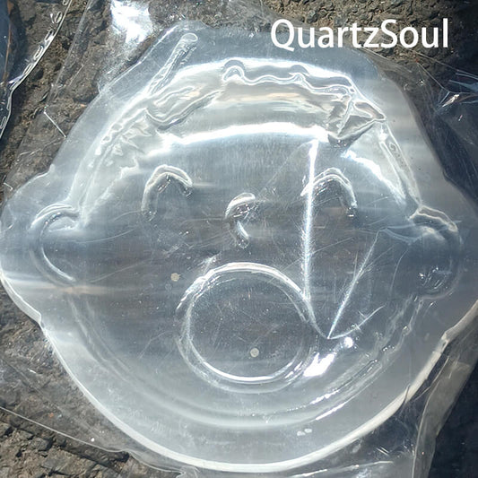 Boy shaped selenite crystal carving wholesale for metaphysical shops