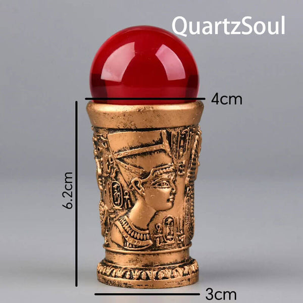 Elegant Bronze Crystal Display Stands for Healing Gemstones