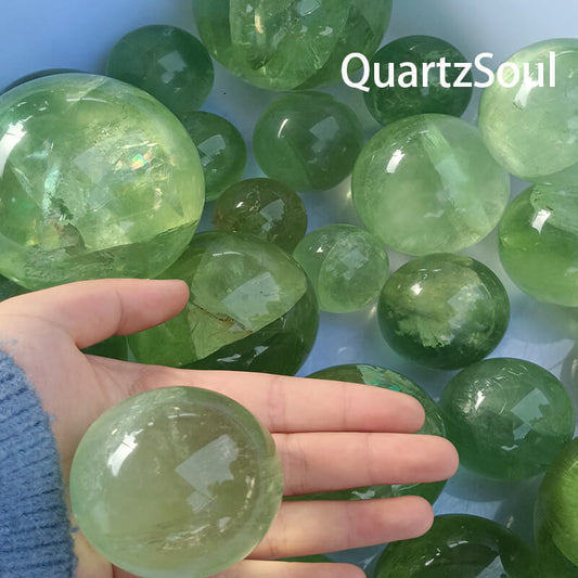 Bulk Fluorite spheres from trusted crystal wholesale supplier