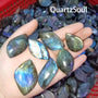 Bulk labradorite crystal selection with vibrant flash for wholesale buyers