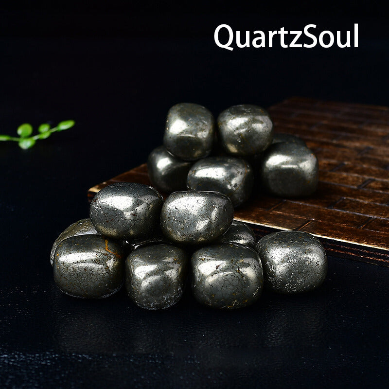 Pyrite Tumbled Stones - Earth's Golden Energy Crystals