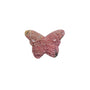 Elegant butterfly shaped rhodonite crystal carving with natural pink and black patterns for healing