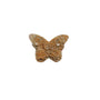 Natural pink rhodonite butterfly carving with distinctive patterns and polished finish