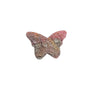  Handcrafted butterfly Rhodonite carving with pink and black patterns for crystal healing