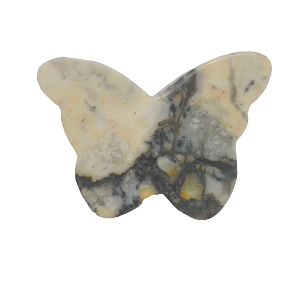  Rhodonite Butterfly Crystal Size Reference with Natural Stone Patterns and Texture