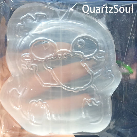 Natural cat shape selenite crystal for wholesale buyers