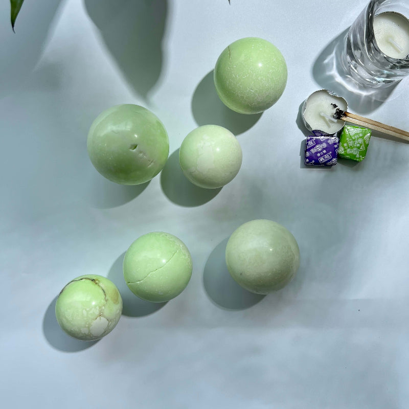 Wholesale Chrysoprase Sphere with Prosperity Healing Properties