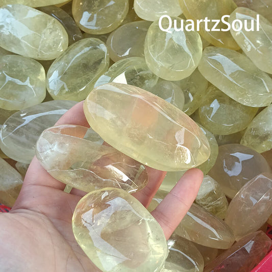 Bulk citrine palm stones wholesale crystal supplier inventory