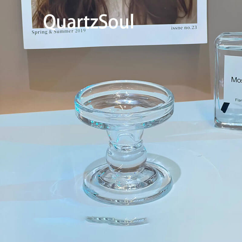 Crystal Display Stand | Premium Glass Holder for Minerals