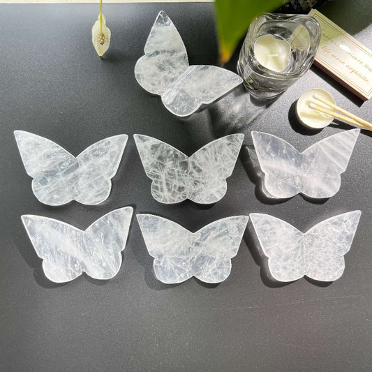 Natural Clear Quartz Butterfly Crystal for Wholesale Crystal Suppliers