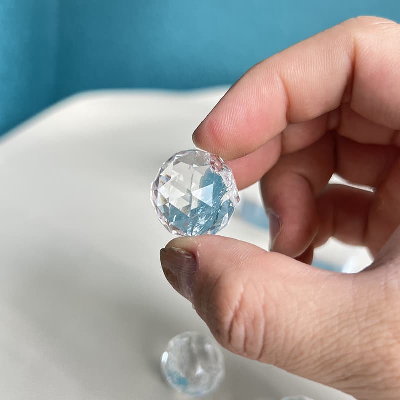  Hand-polished Clear Quartz crystal sphere perfect for meditation and spiritual practices