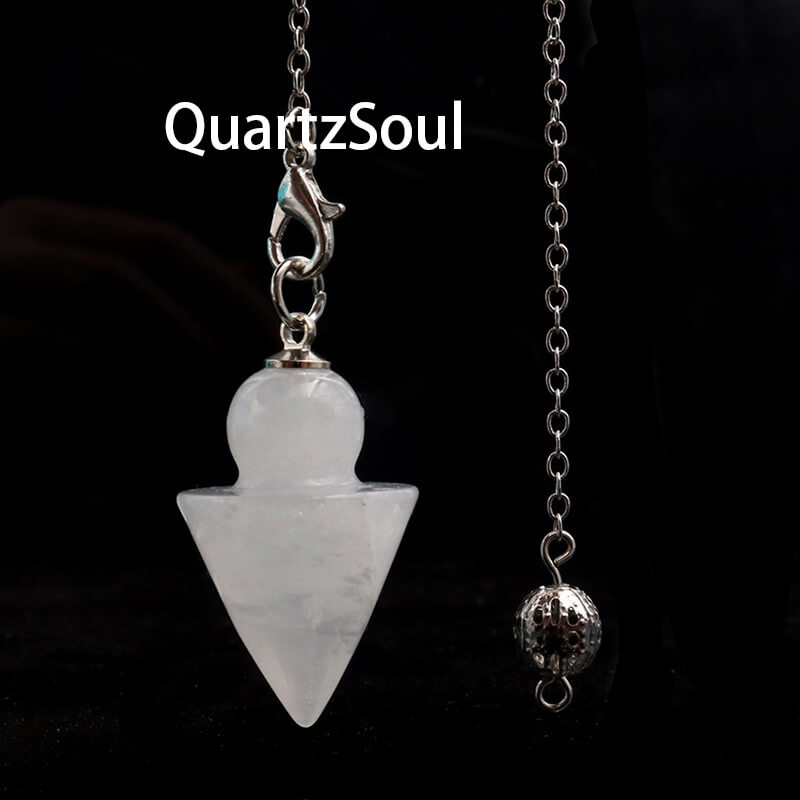 Clear Quartz Crystal Pendulum Energy Amplifier for Accurate Readings
