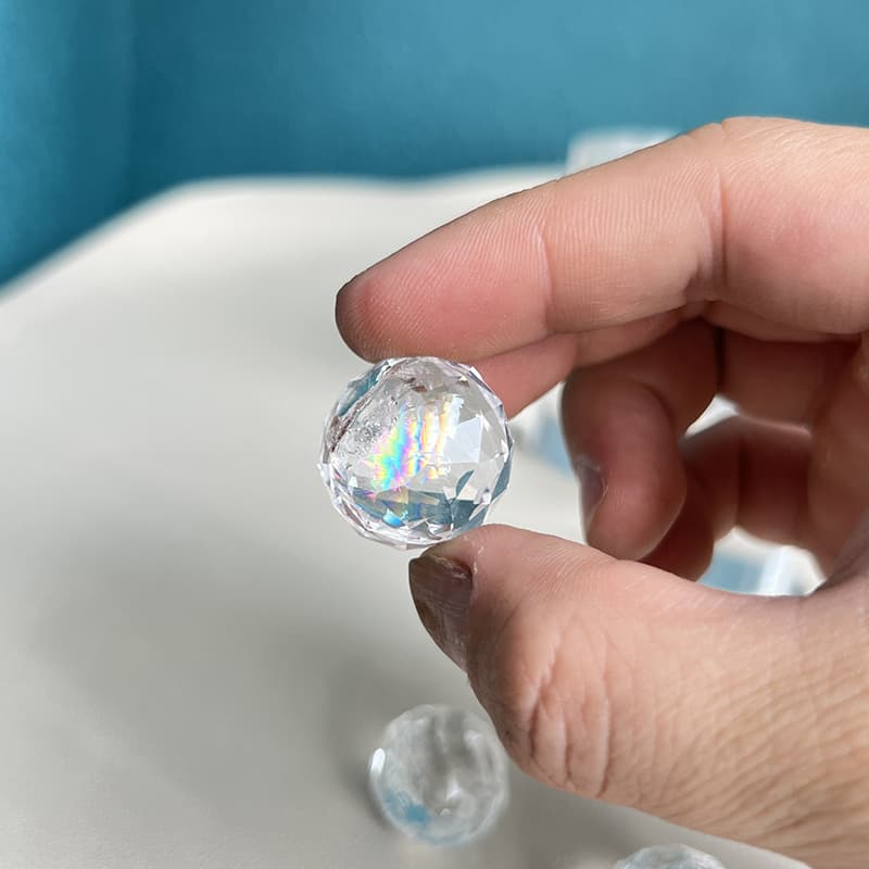  Clear Quartz mini sphere crystal carving known for amplifying energy and promoting clarity