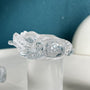 Clear Quartz Golden Toad Crystal Carving - Prosperity Symbol