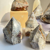Unique Banding Patterns in Wholesale Crazy Lace Agate Points