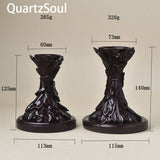 Crystal sphere stands in two sizes with leaf pattern design for display