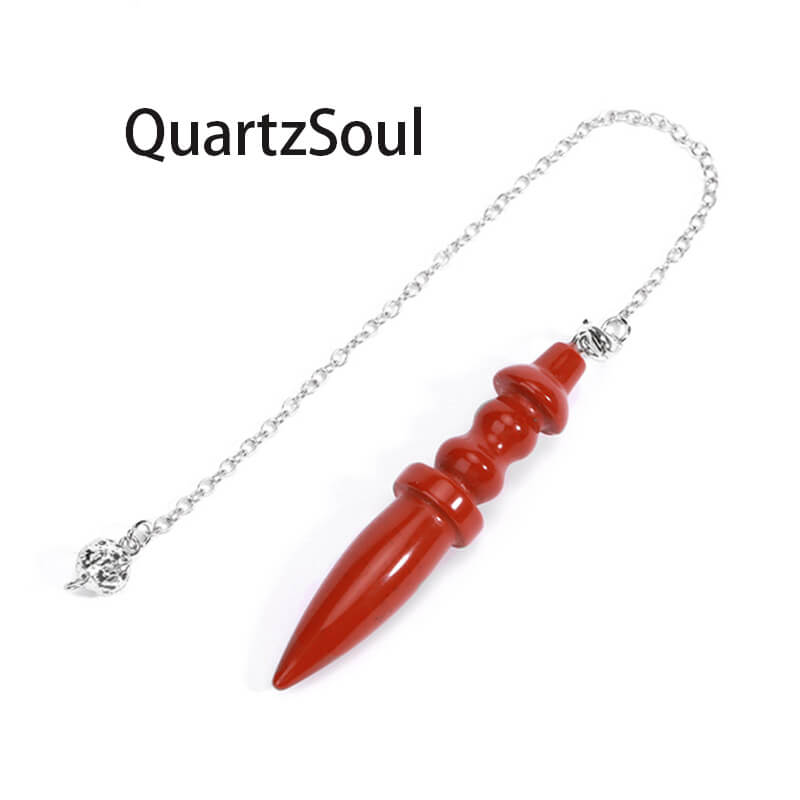 Natural Crystal Pendulum Dowsing Tool for Divination
