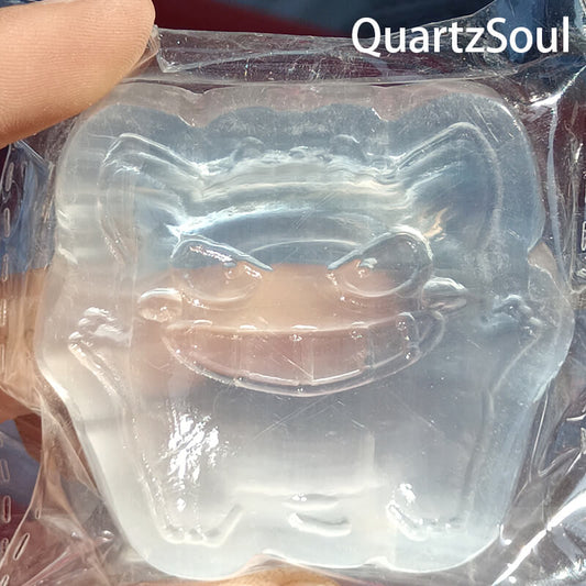 Premium demon shaped selenite crystal for wholesale crystal buyers