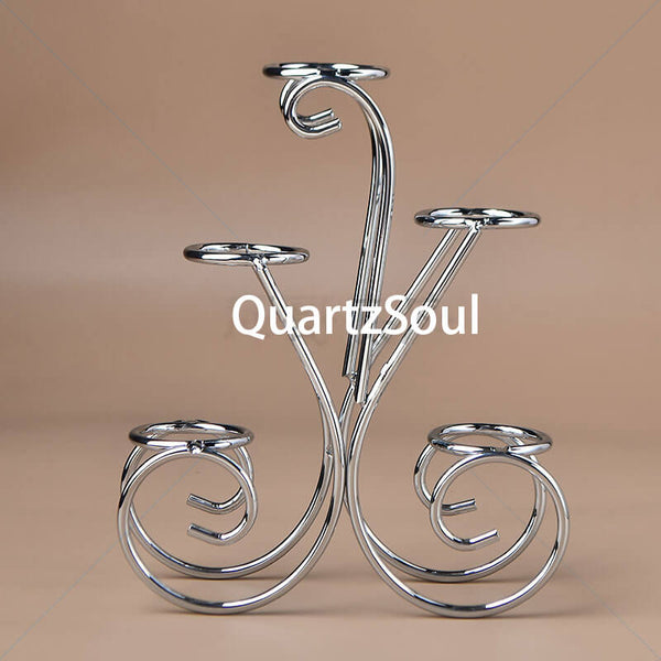 Multi-Tier Crystal Ball Display Stand in Premium Finishes