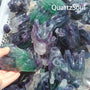 Premium fluorite crystal hand carvings available for wholesale crystal suppliers
