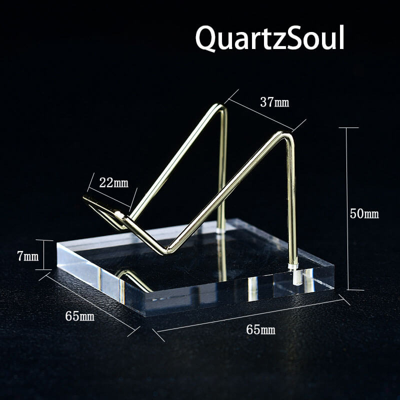 Elegant Crystal Display Stand for Minerals & Gemstones