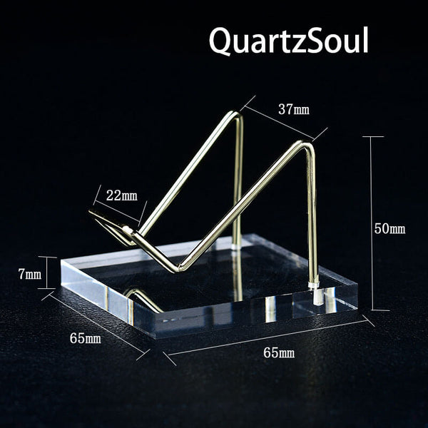 Elegant Crystal Display Stand for Minerals & Gemstones