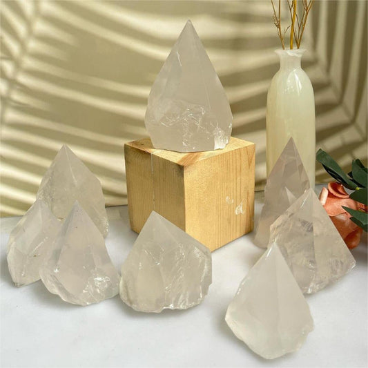 Natural Girasol Quartz Crystal Point Wholesale Premium Quality