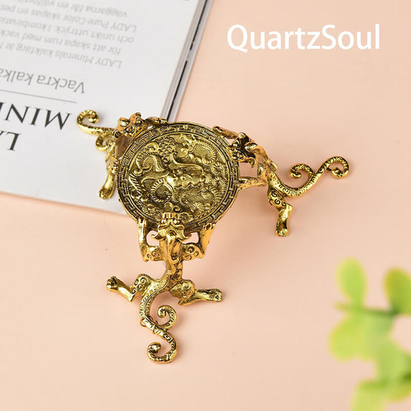 Elegant Metallic Crystal Ball Display Stand | Sphere Holder