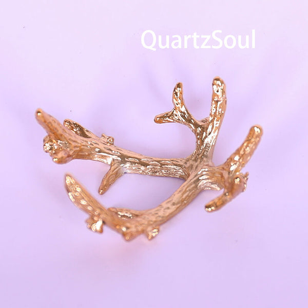 Antler Crystal Display Stand for Spheres and Gemstones