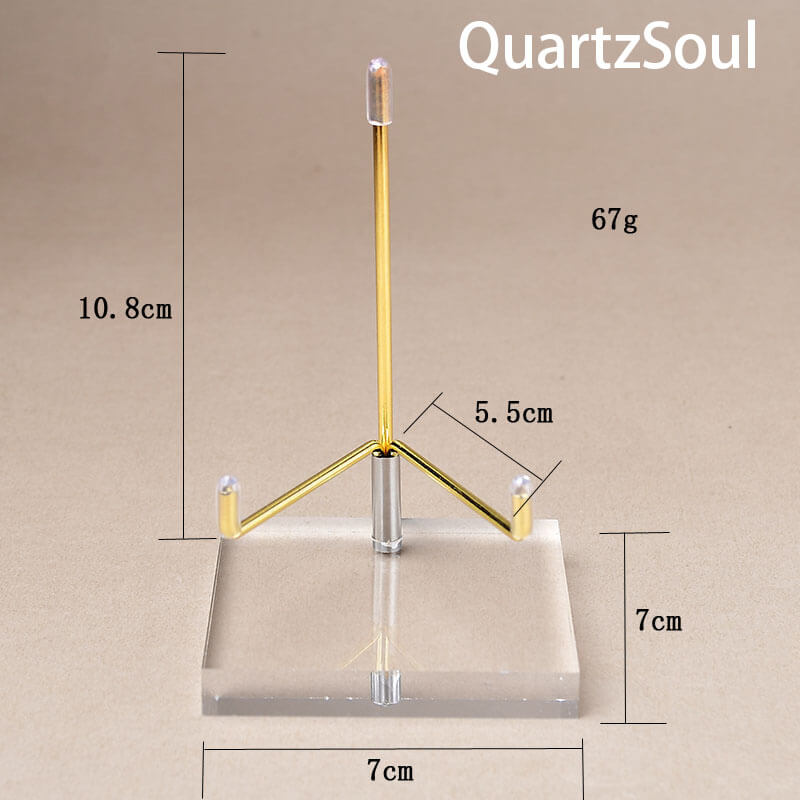 Crystal Display Stand with Clear Acrylic Base for Mineral