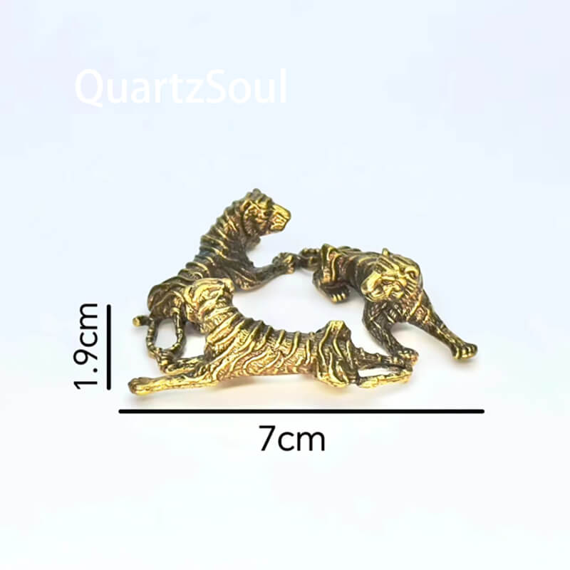 Tiger Design Crystal Sphere Stand Holder Gold Silver
