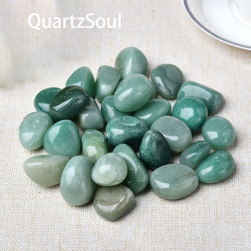 Green Aventurine Tumbled Stones - Healing Crystal Gemstones