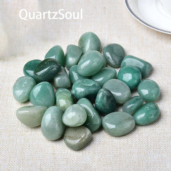 Green Aventurine Tumbled Stones - Healing Crystal Gemstones