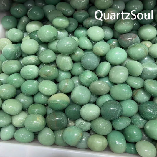 Premium Green Aventurine Tumbled Stones Wholesale Crystal Supply