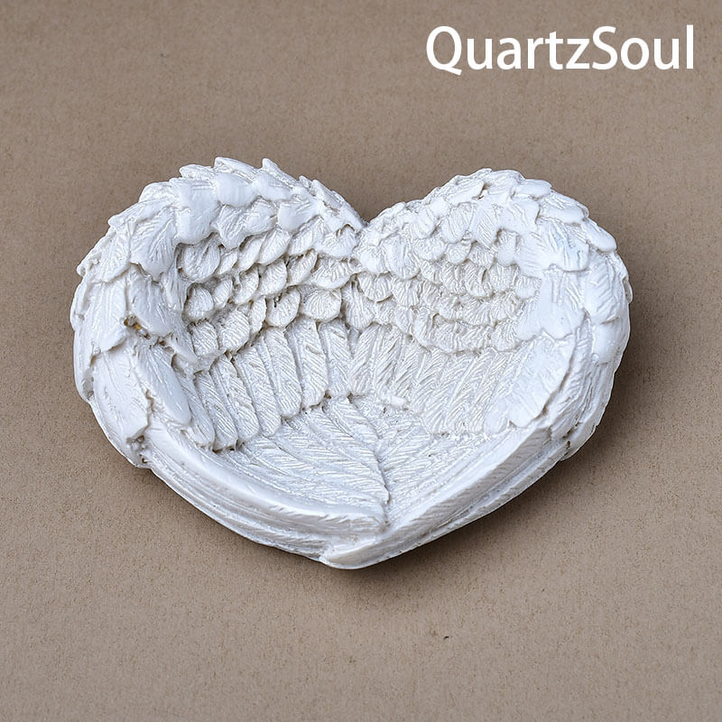 Heart & Wing Crystal Display Stand for Spheres