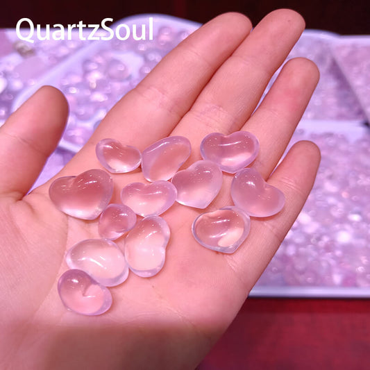 Premium heart rose quartz crystals for wholesale crystal suppliers