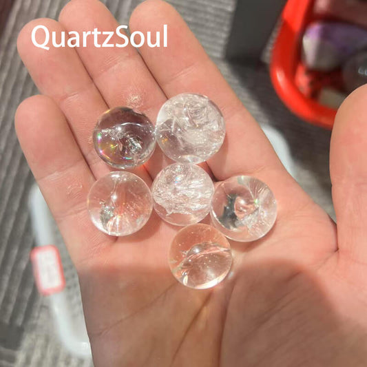 High quality clear quartz spheres for wholesale crystal supply