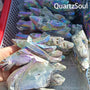 Premium wholesale crystals iridescent sphalerite rainbow clusters bulk supply