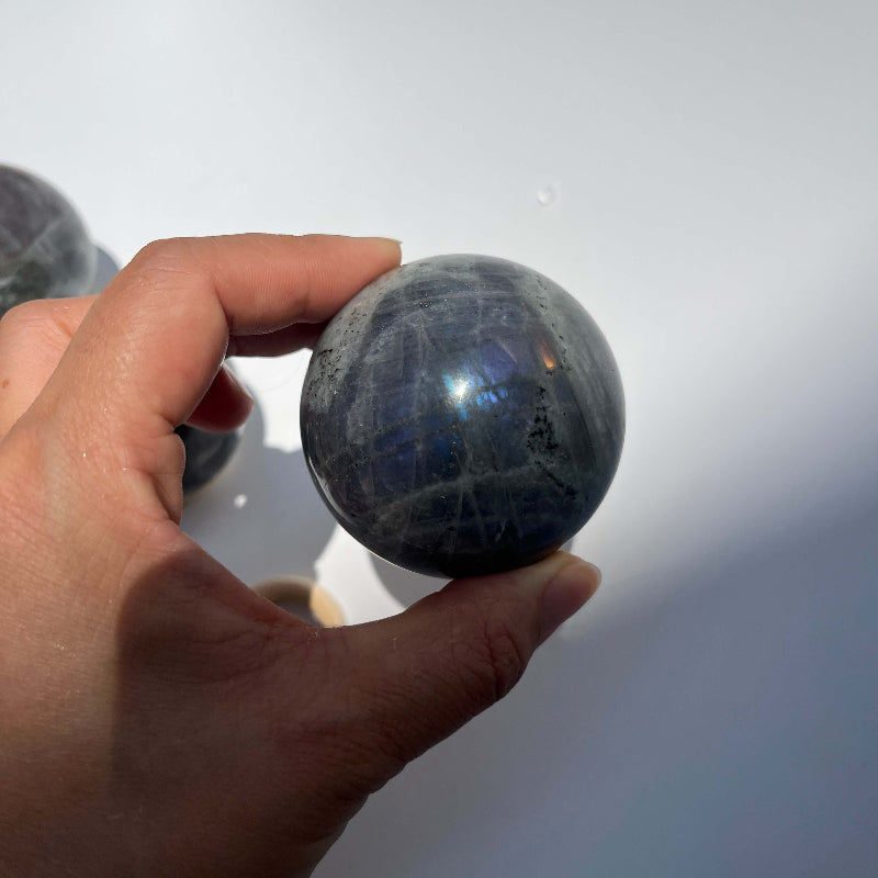 Metaphysical Labradorite Crystal Sphere for Healers