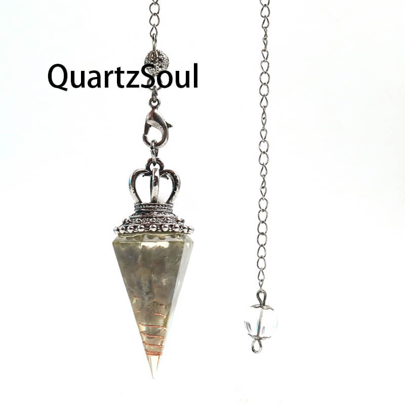 Labradorite Crystal Pendulum for Transformation and Magic
