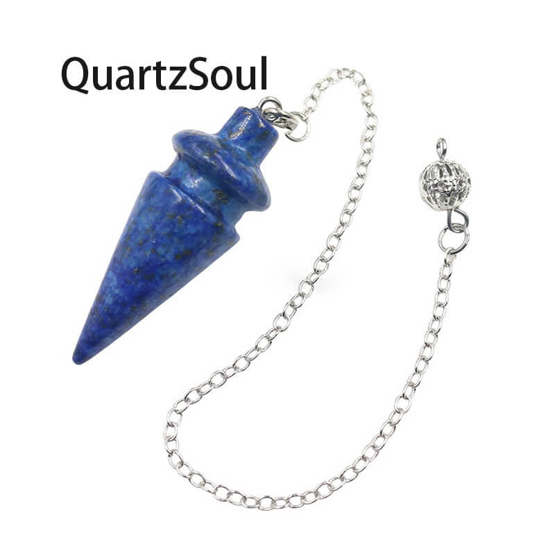  Lapis Lazuli Crystal Pendulum for Wisdom and Truth