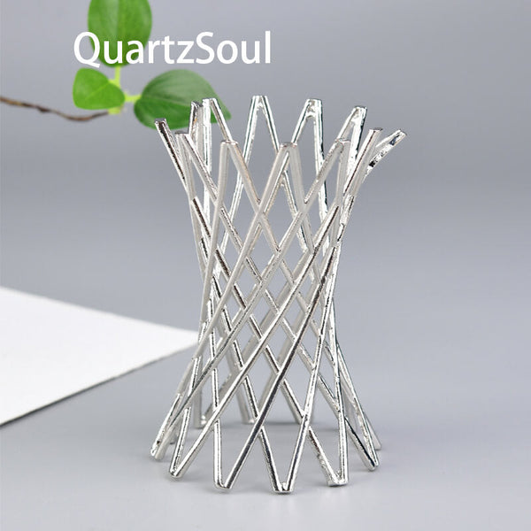 Lattice Crystal Sphere Stand Display Holder for Home Decor