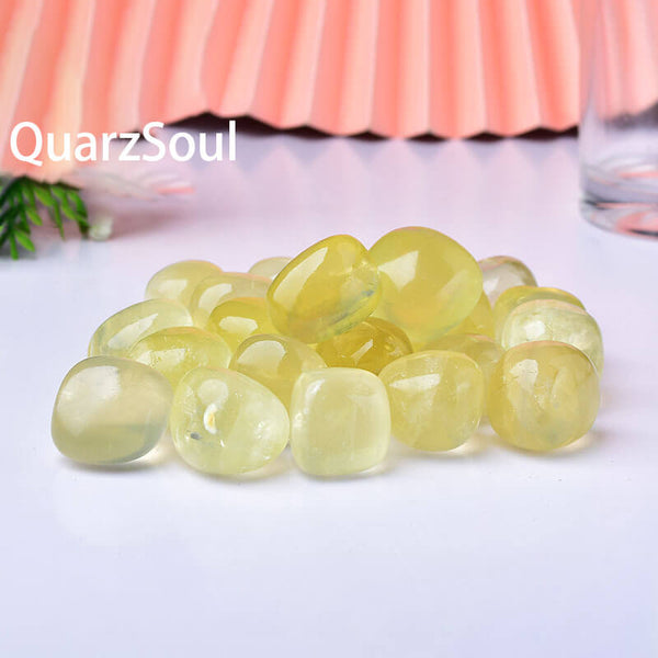 Lemon Citrine Tumbled Crystal Healing Stones Premium Quality