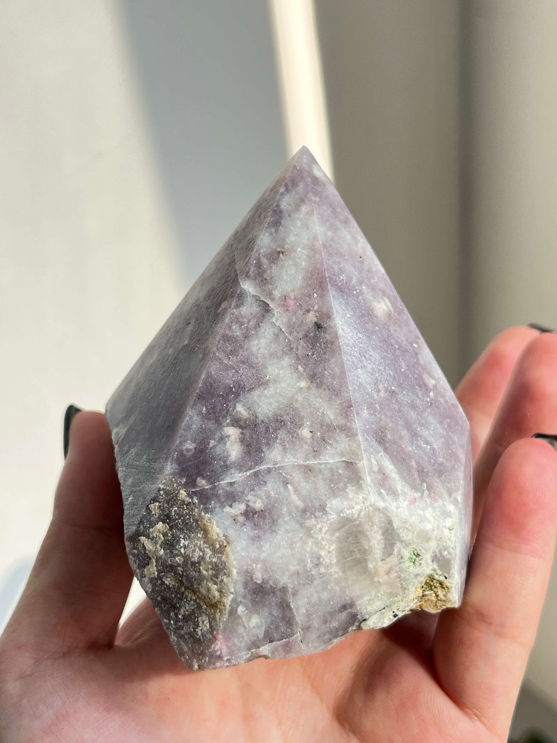 Natural Lepidolite Crystal Color Variations Wholesale Selection
