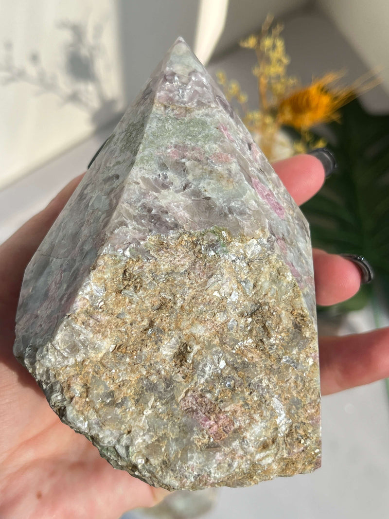 Lepidolite Crystal Points Healing Stone Set Wholesale