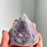 Natural Lepidolite Crystal Point Wholesale Purple Healing Stone