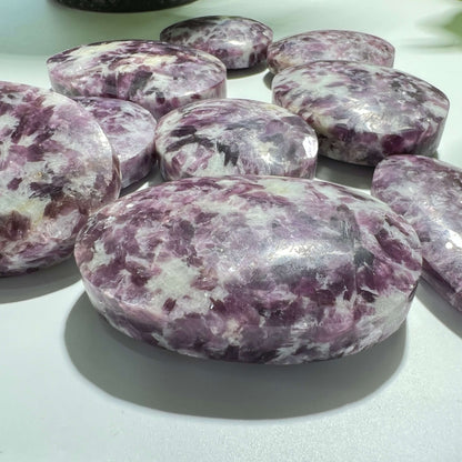 lepidolite palm stone wholesalers