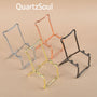 Complete Metal Crystal Display Stand Collection in Four Elegant Finishes