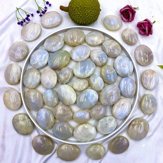 Premium Moonstone Palm Stone Wholesale Crystal Suppliers